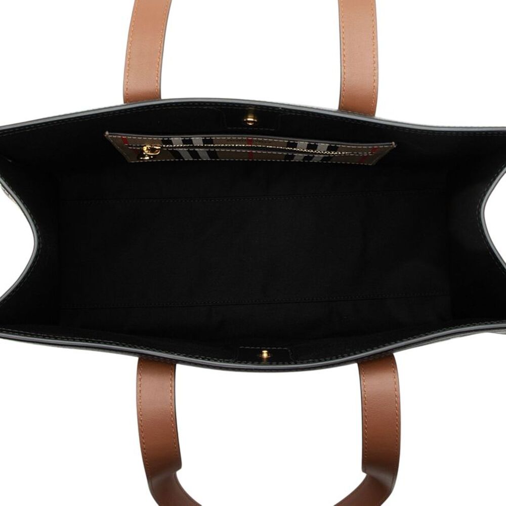 Burberry E-Canvas Icon Stripe Tote - Picture 7 of 12